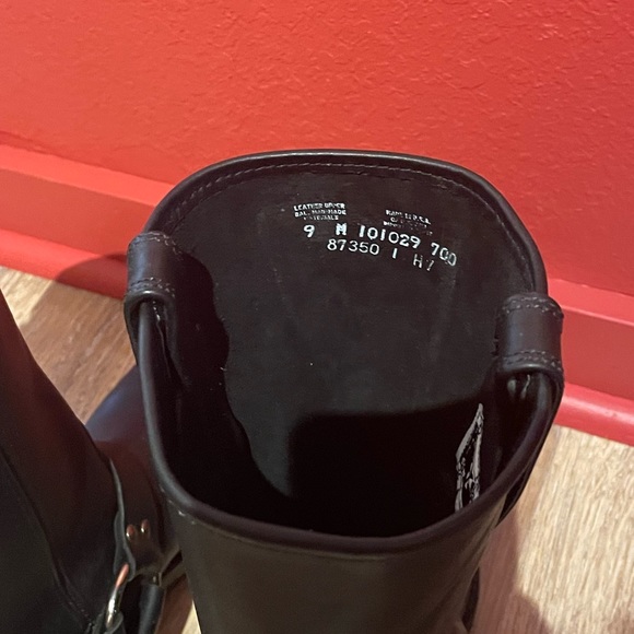 Black Leather Harness Boots - Picture 4 of 8